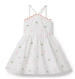 Janie and Jack Dresses-The Trending Tropics Dress white flamingo palm