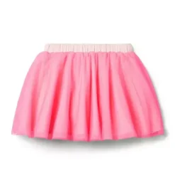 Janie and Jack Skirts & Shorts-The Tulle Skirt neon pink