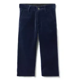 Janie and Jack Suiting|Pants-The Velvet Party Pant dark marine