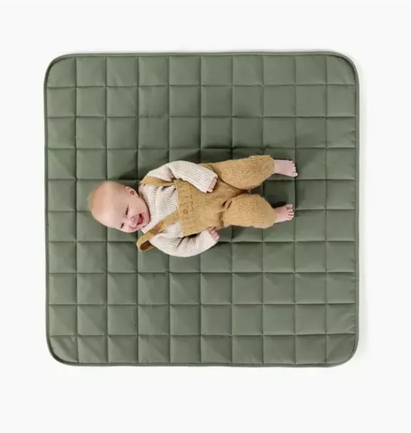 Janie and Jack Playroom|Development Toys-Square Quilted Mat thyme