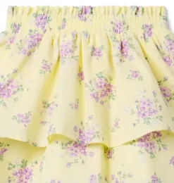 Janie and Jack Skirts & Shorts-Tiered Floral Skirt buttermilk floral