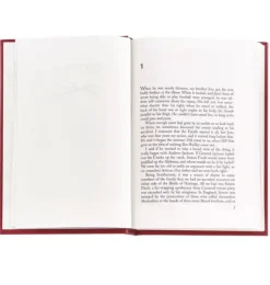 Janie and Jack Books-TO KILL A MOCKINGBIRD LEATHER EDITION red