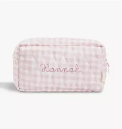 Janie and Jack Nursery|Luggage-Toiletry Pouch - Gingham pink