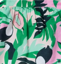 Janie and Jack Matching Sets|Sleeveless Tops-Toucan Flutter Sleeve Top soft rose toucan