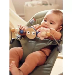 Janie and Jack Baby Activity-Toy for Bouncer, Googly Eyes Pastels multi