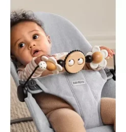 Janie and Jack Baby Activity-Toy for Bouncer, Googly Eyes Black + White black white
