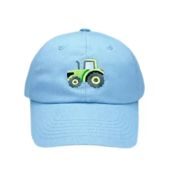 Janie and Jack Kids Accessories-Tractor Baseball Hat blue