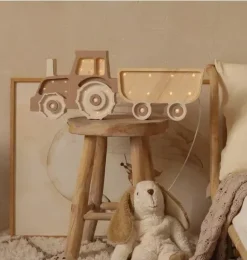 Janie and Jack Lighting-Tractor Lamp red