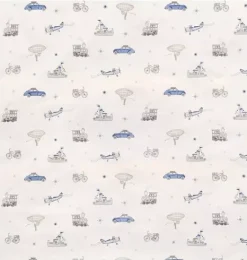 Janie and Jack Sheets|Nursery-Transit Treasures Crib Sheet - blue