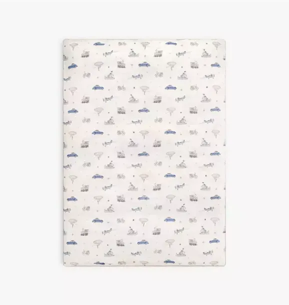 Janie and Jack Blankets And Quilts-Transit Treasures Toddler Duvet Set - blue