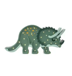 Janie and Jack Lighting-Triceratops Dinosaur Lamp military green
