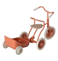 Janie and Jack Dolls-Tricycle Hanger, Mouse - coral