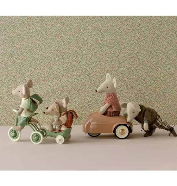 Janie and Jack Dolls-Tricycle Hanger, Mouse - green