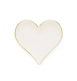 Janie and Jack Desk Accessories-Trinket Tray, Bordered Heart multi