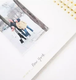 Janie and Jack Desk Accessories-Trips to Remember Book - flax