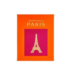 Janie and Jack Books-Trope Paris LEATHER EDITION orange
