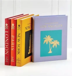 Janie and Jack Books-Trope Paris LEATHER EDITION orange