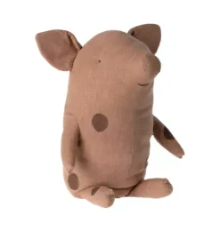 Janie and Jack Stuffed Animals-Truffle pig, Big - vintage rose