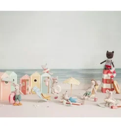 Janie and Jack Dolls-Tube, Small Mouse - Red-Dot red dot
