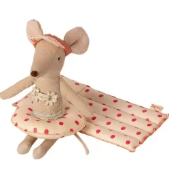 Janie and Jack Dolls-Tube, Small Mouse - Red-Dot red dot