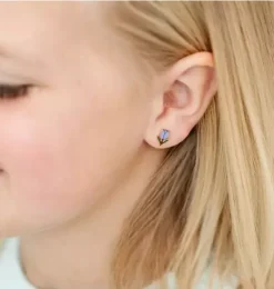 Janie and Jack Kids Accessories|Jewelry-Tulip Stud Earrings blue
