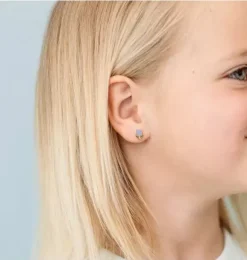 Janie and Jack Kids Accessories|Jewelry-Tulip Stud Earrings blue