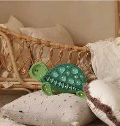Janie and Jack Lighting-Turtle Lamp ocean green