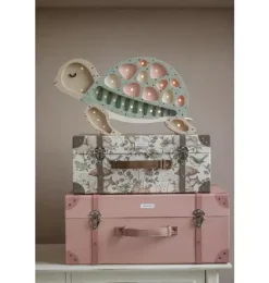 Janie and Jack Lighting-Turtle Lamp seafoam pink