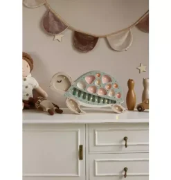 Janie and Jack Lighting-Turtle Lamp seafoam pink
