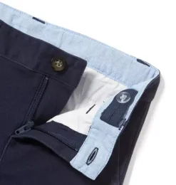 Janie and Jack Pants-Twill Stretch Pant connor navy