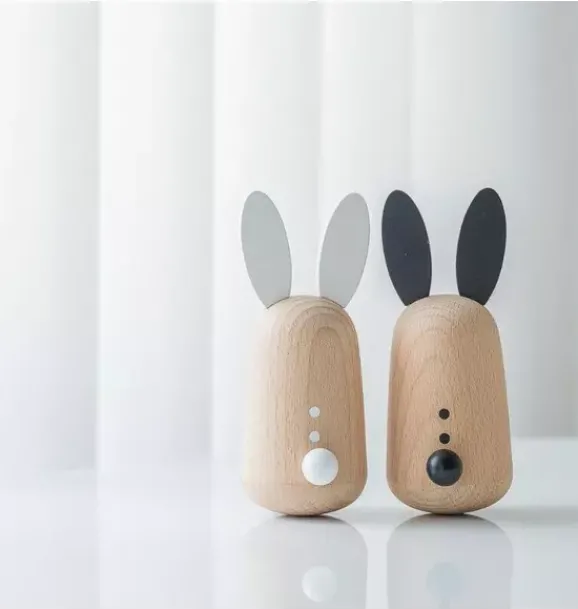Janie and Jack Development Toys-Usagi Wooden Bunny Chimes multi