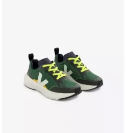Janie and Jack Kids Shoes|Shoes-Veja Kid Canary Sneaker dark green