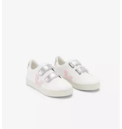 Janie and Jack Kids Shoes|Shoes-Veja Kid Metallic Esplar Sneaker white