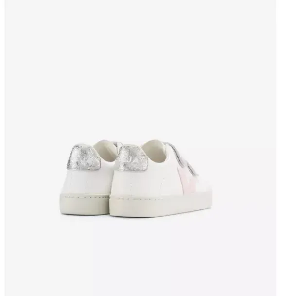 Janie and Jack Kids Shoes|Shoes-Veja Kid Metallic Esplar Sneaker white