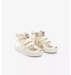 Janie and Jack Kids Shoes|Shoes-Veja Kid Metallic Mid Esplar Sneaker metallic gold