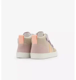 Janie and Jack Kids Shoes|Shoes-Veja Kid Mid V-10 Sneaker almond peach