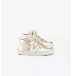 Janie and Jack Kids Shoes|Shoes-Veja Toddler Metallic Mid Esplar Sneaker metallic gold