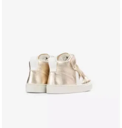 Janie and Jack Kids Shoes|Shoes-Veja Toddler Metallic Mid Esplar Sneaker metallic gold