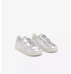 Janie and Jack Kids Shoes|Shoes-Veja Toddler Metallic V-12 Sneaker metallic silver