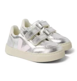 Janie and Jack Kids Shoes|Shoes-Veja Toddler Metallic V-12 Sneaker metallic silver