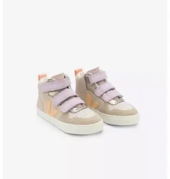 Janie and Jack Kids Shoes|Shoes & Accessories-Veja Toddler Mid V-10 Sneaker almond peach