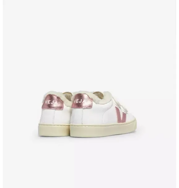 Janie and Jack Kids Shoes|Shoes-Veja Toddler Sherpa Esplar Sneaker white