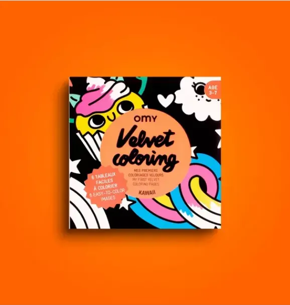 Janie and Jack Art Supplies|Playroom-Velvet Coloring Kawaii orange