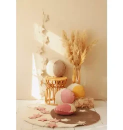 Janie and Jack Seasonal Décor-Velvet “” Garland with Stars cream dust