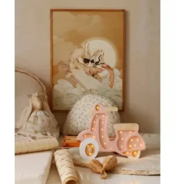 Janie and Jack Lighting-Vespa Lamp pink