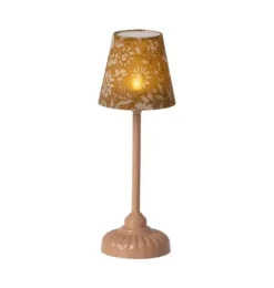 Janie and Jack Dolls-Vintage floor lamp, Mouse - dark powder