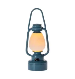 Janie and Jack Dolls-Vintage lantern, Mouse - blue