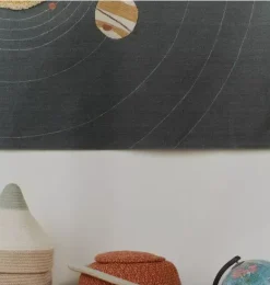 Janie and Jack Art-Wall Hanger Solar System dark grey