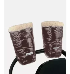 Janie and Jack Strollers-Warmmuffs - Polar brown polar