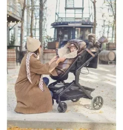 Janie and Jack Strollers-Warmmuffs - Polar brown polar